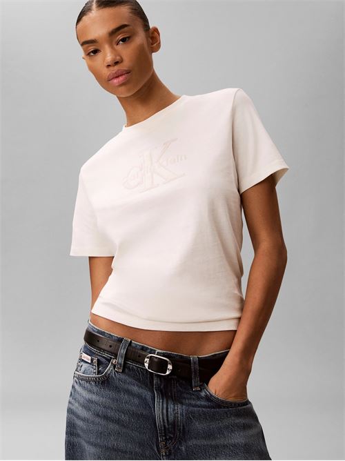 ss baby terry hero monologo tee CALVIN KLEIN JEANS | LV047G829GYAS